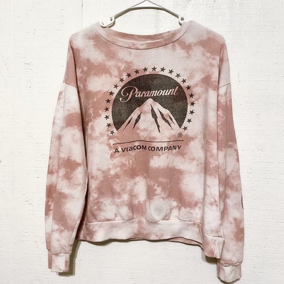 Polaroid Sweaters - Rare Polaroid Tie Dye Crew Neck Cropped Pullover
